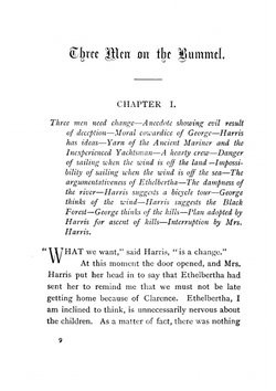 Three men on the bummel | J.K. Jerome