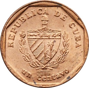1 сентаво 2000-2017 Куба