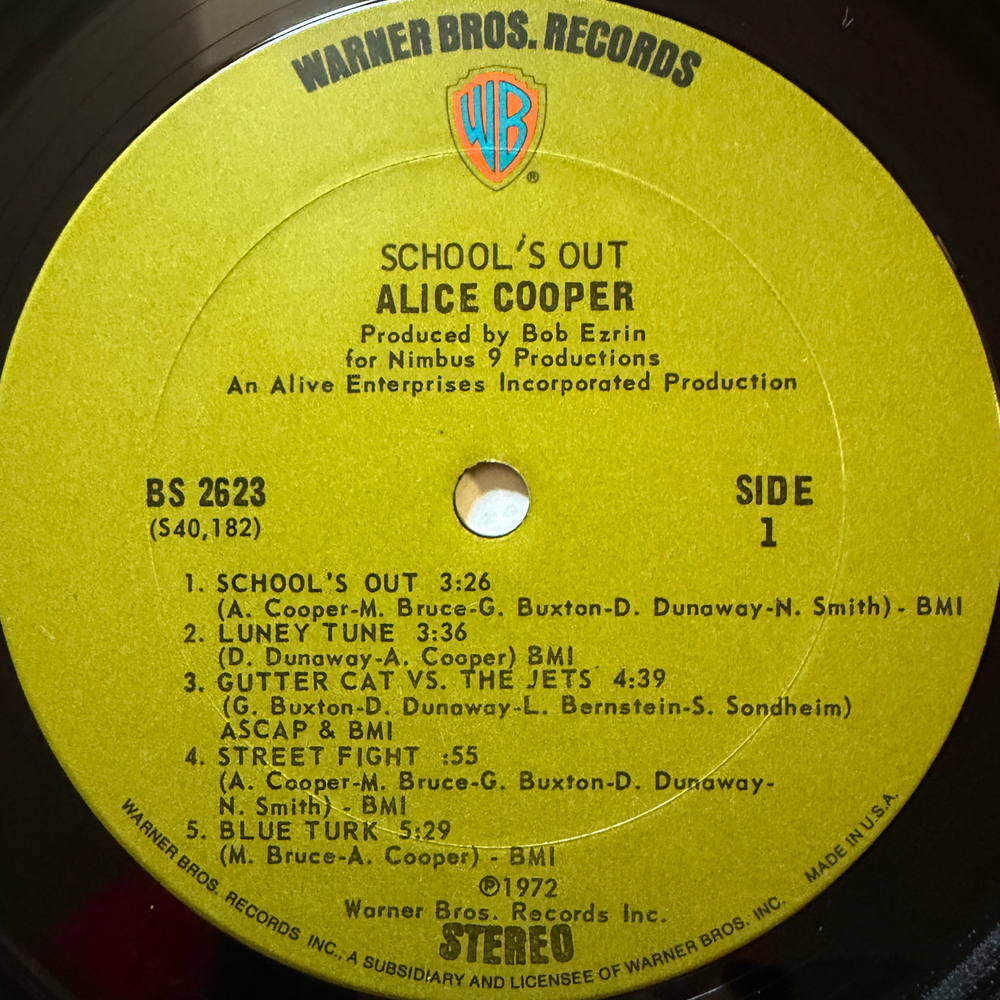 Alice Cooper - School's Out (США 1972г.)