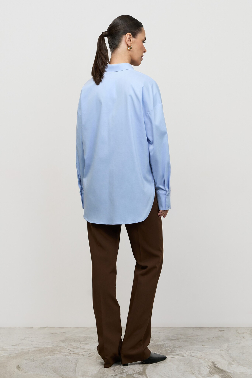 Рубашка удлиненная