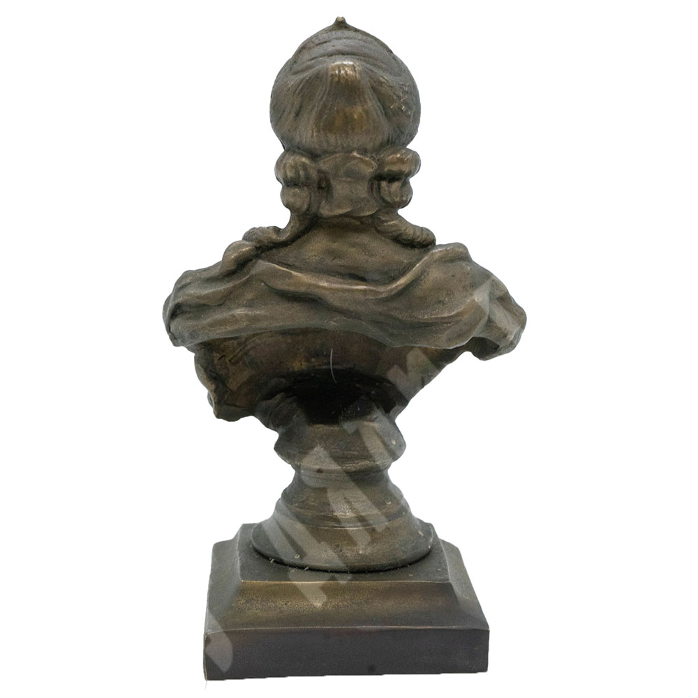 Бронзовый бюст Императрицы Елизаветы Петровны. Литьё. XX в.