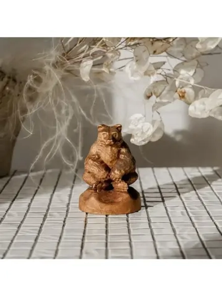 Статуэтка "Медведь" из дерева