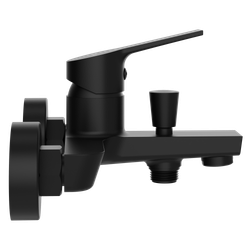 Смеситель для ванны с душем STWORKI Кронборг S28100BK матовый чёрный