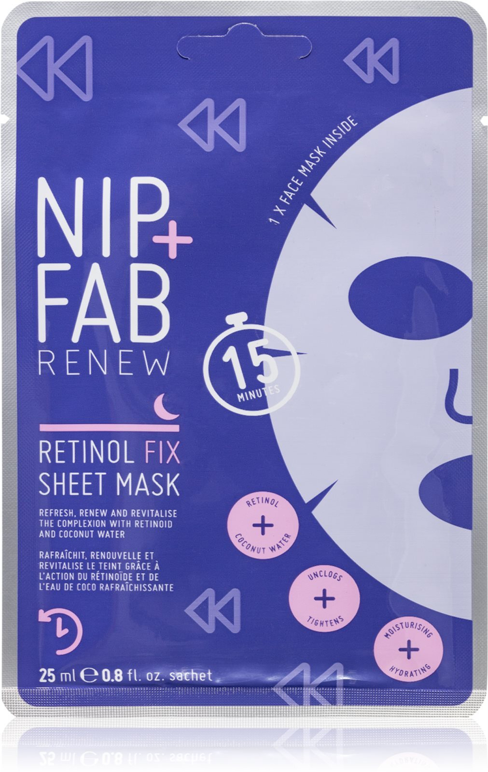 NIP+FAB Retinol Fix - ночная тканевая маска /  1 szt.   / GTIN 5056217803168