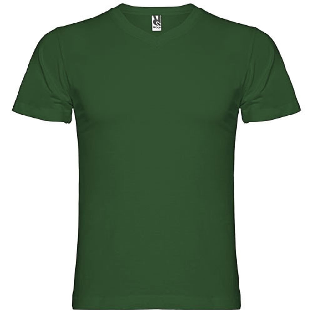 Мужская футболка Samoyedo с коротким рукавом и V-образным вырезом