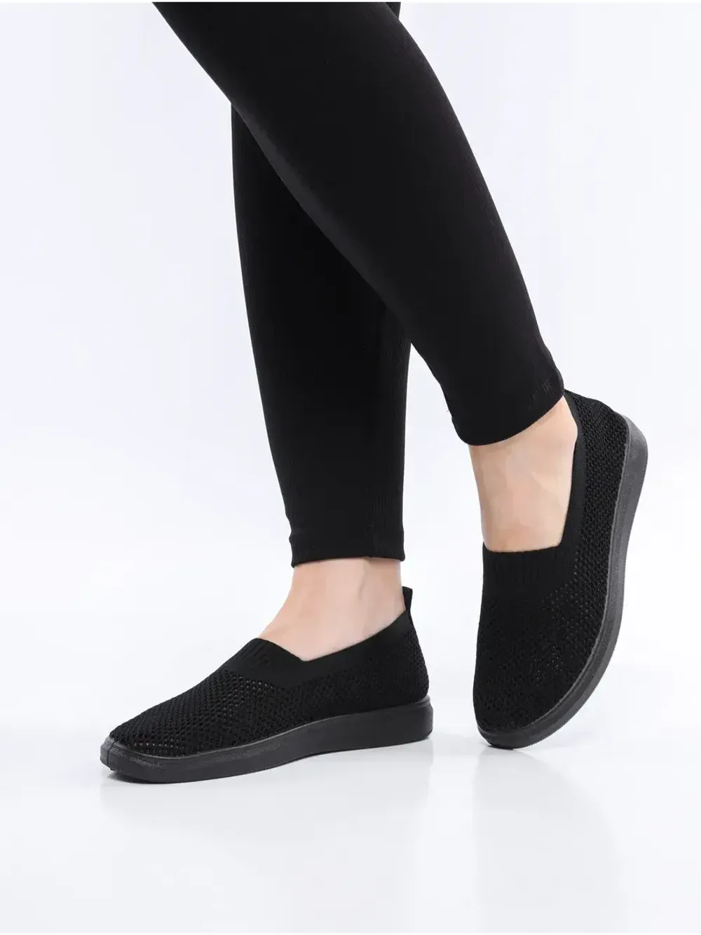 Мокасины летние текстильные