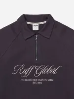 Купить Толстовка RUFF Global Half Zip темно-фиолетовая Толстовка RUFF Global Half Zip темно-фиолетовая