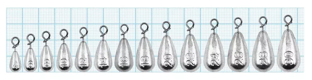 Груз "Колокол" с быстросьемной застежкой (3шт/уп)