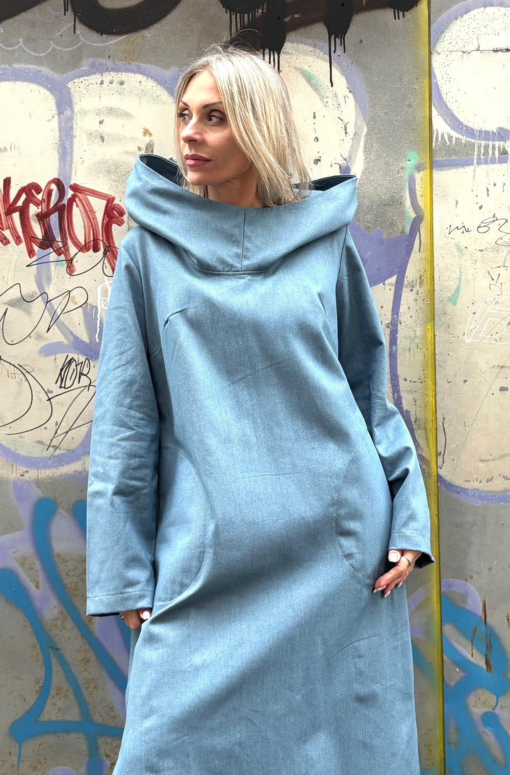 Платье Assassin /джинс голубой