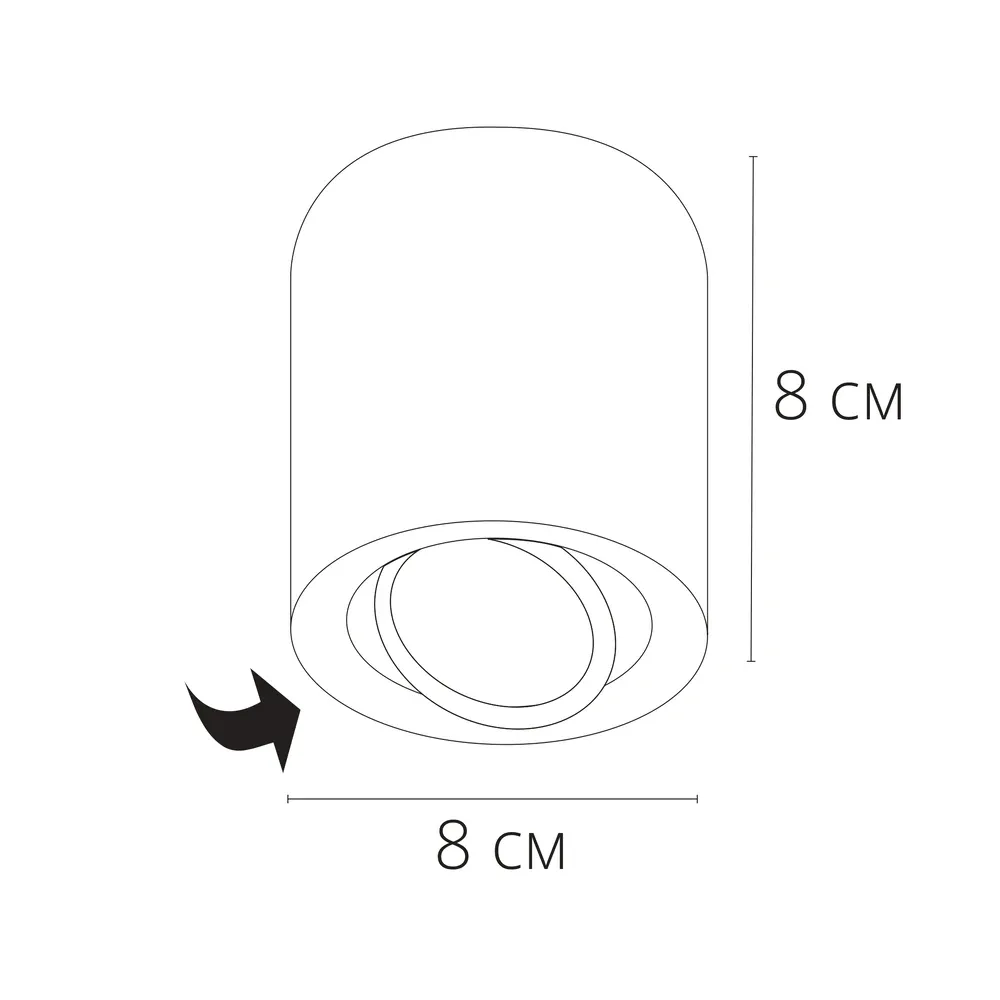 Точечный накладной светильник Arte Lamp BEID