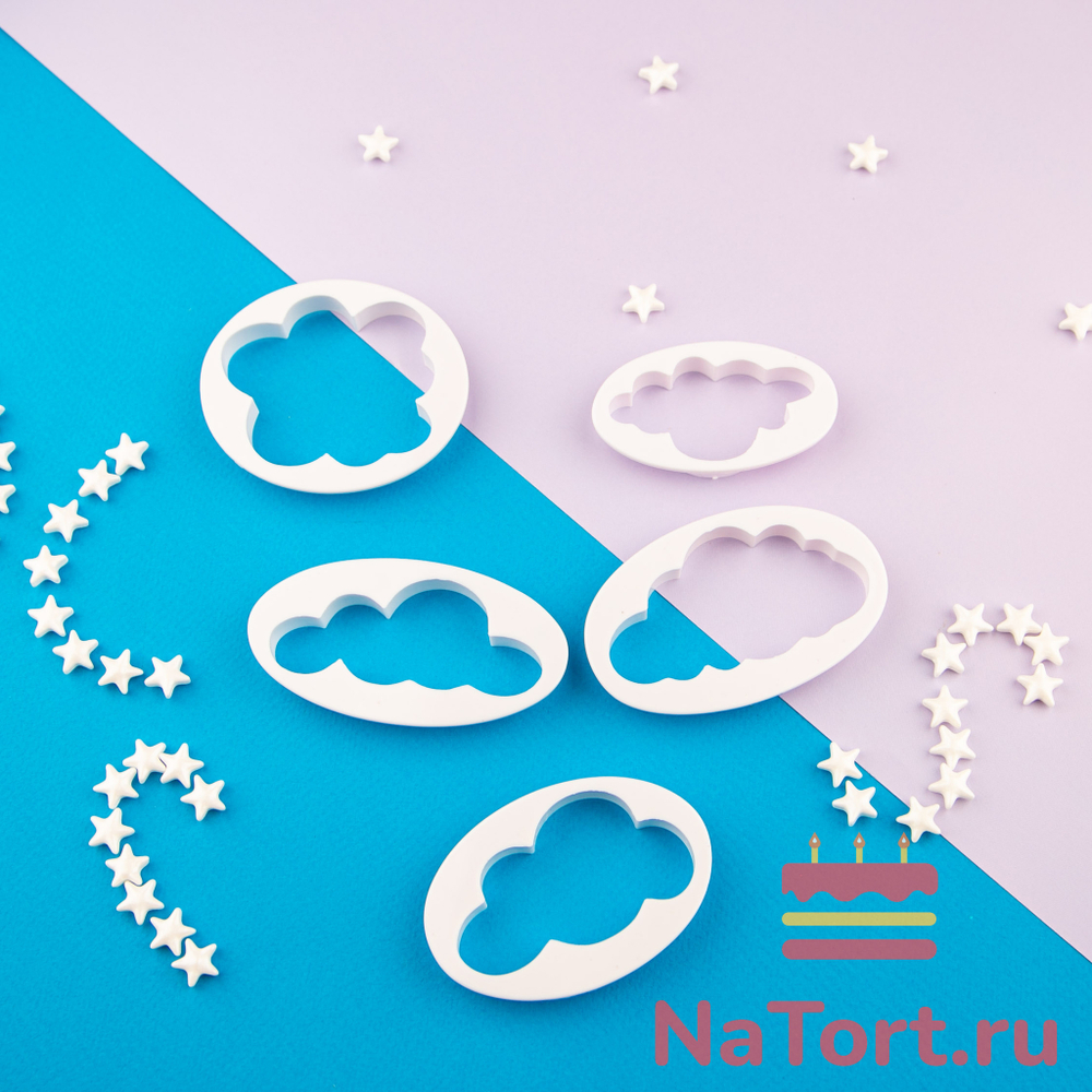 Набор вырубок «Облака» 5 шт