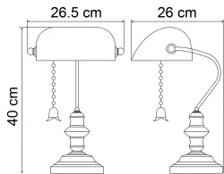 Кабинетная настольная лампа Arte Lamp