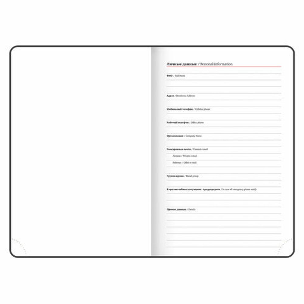 Ежедневник датированный 2025, А5, 138x213 мм, BRAUBERG "Favorite", под кожу, темно-синий, 115761