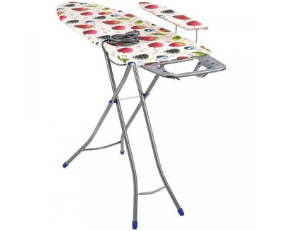 Доска гладильная напольная с розеткой для парогенератора и утюга Товары для глажки Nika Ника складная широкая 112 * 34,5 см ВELL CLASSY 3 цвета в ассортименте АРТ БК3