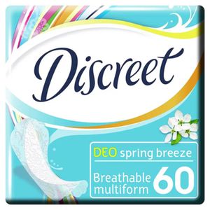Прокладки ежедневные Discreet DEO spring breeze multiform  60 шт/уп