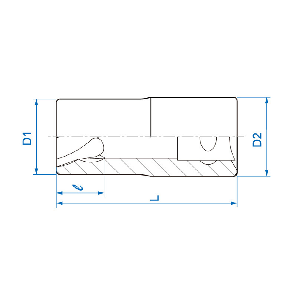 KING TONY (9TD403-12M) Головка для поврежденного крепежа, 12 мм