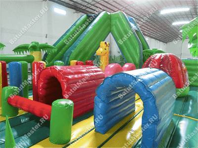 Коммерческий надувной батут "Джунгли малый"