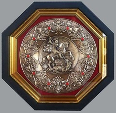 Плакетка "Герб Москвы" (тарелка)