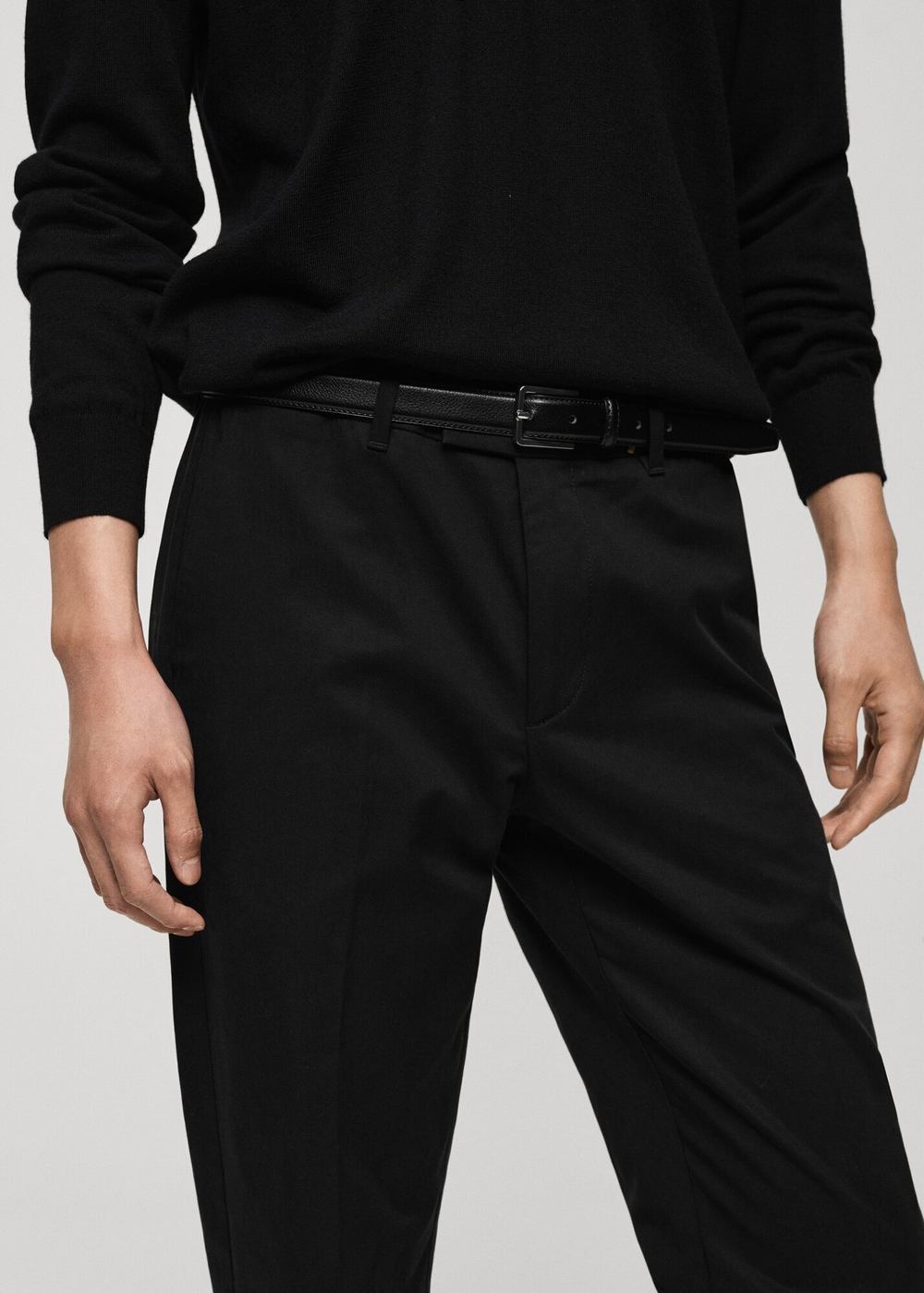 Брюки regular fit из хлопка