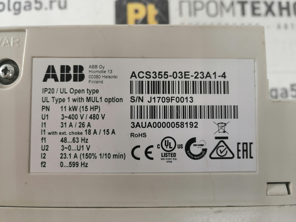 ABB ACS355-03E-23A1-4* б/у