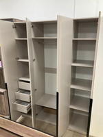 Шкаф 4-х створ. с 3-мя ящиками Ольга-6 кашемир