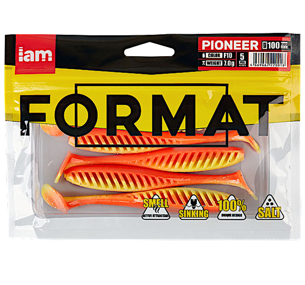 Мягкая приманка IAM Format Pioneer 088мм 4.8г -