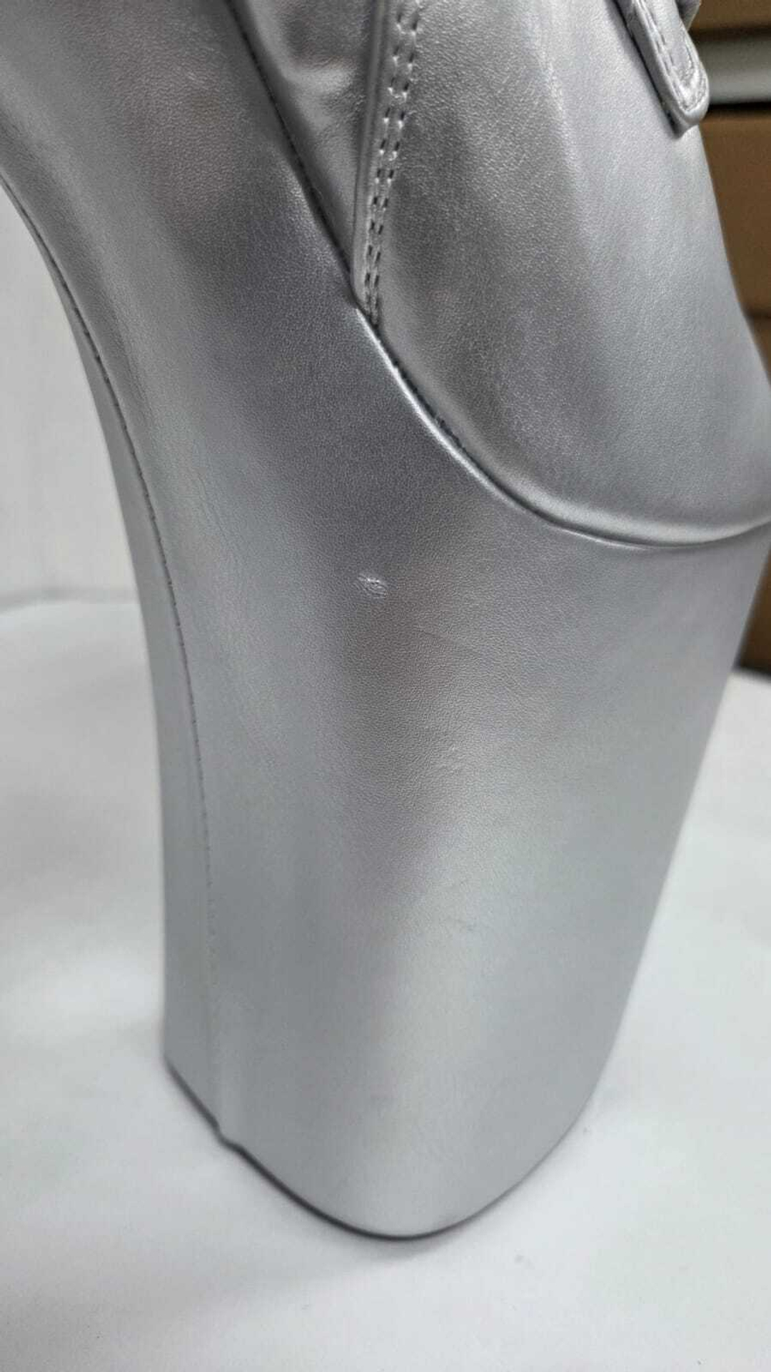 KIKO. Ботильоны четверки. PU. Открытые - SHDB-015-4-PU-sil-sale40_032