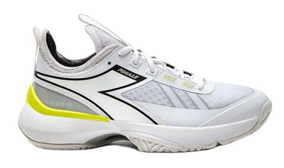 Женские теннисные кроссовки Diadora Finale W AG - white/silver/evening primrose