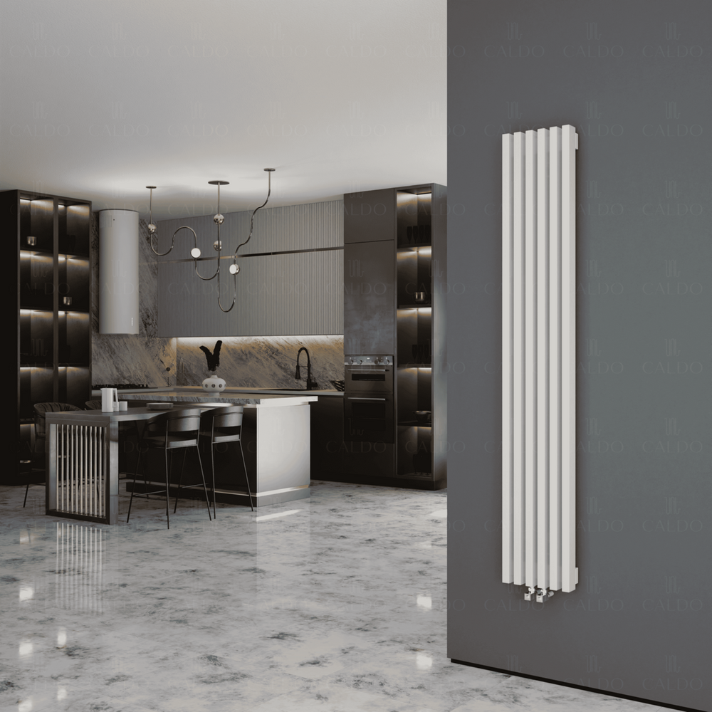 Вертикальные дизайн-радиаторы Bordo 2000мм с нижним подключением