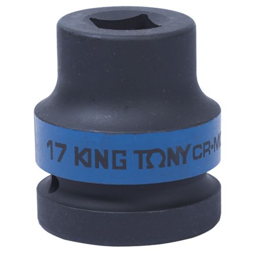 KING TONY (851417M) Головка торцевая ударная четырехгранная 1", футорочная, 17 мм