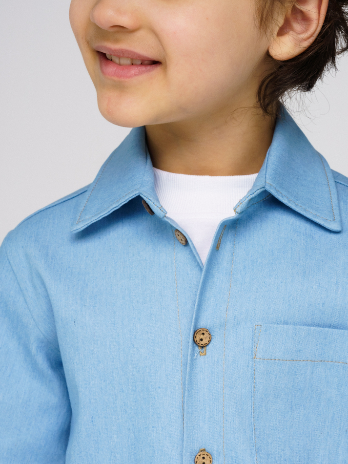 Костюм джинсовый с шортами