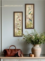 Картина интерьерная на бумаге в багетной раме 19*51 см
