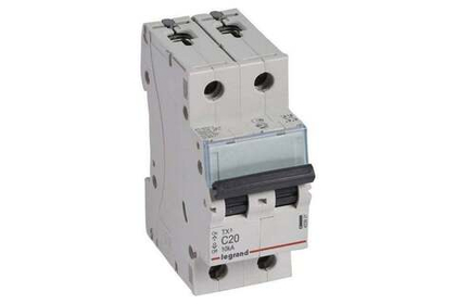 Автоматический выключатель C20A 2П 6000/10kA Tx3 Legrand