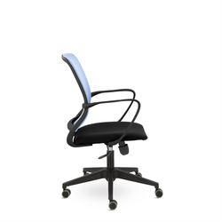 Кресло М-806 Хэнди/Handy blackPL Ср JD-10/D26-28 (голубой/черный)
