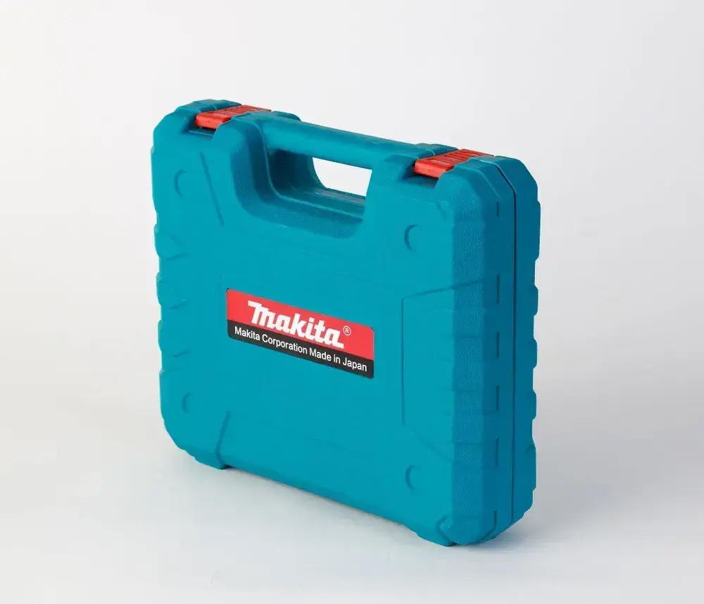 Дрель-Шуруповерт Makita Шуруповерт аккумуляторный 12V, аккумуляторный, Макита 12В, 2 АКБ / Кейс с набором бит, свёрел и головок / шуруповерт с набором инструментов