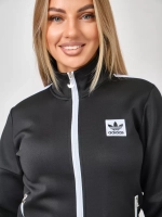 костюм спортивный на молнии Adidas с брюками и толстовка