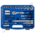 ЗУБР А-82, 82 предм.,(1/2″ + 1/4″), универсальный набор инструмента, Профессионал (27635-H82)