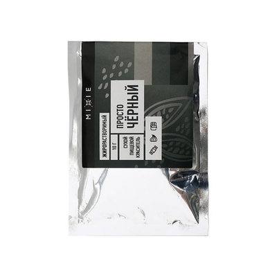 Краситель сухой жирорастворимый MIXIE просто черный, 10 г