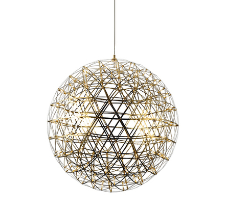 Pendant design lamp  Raimond by Moooi (Gold,  D 89 cm)