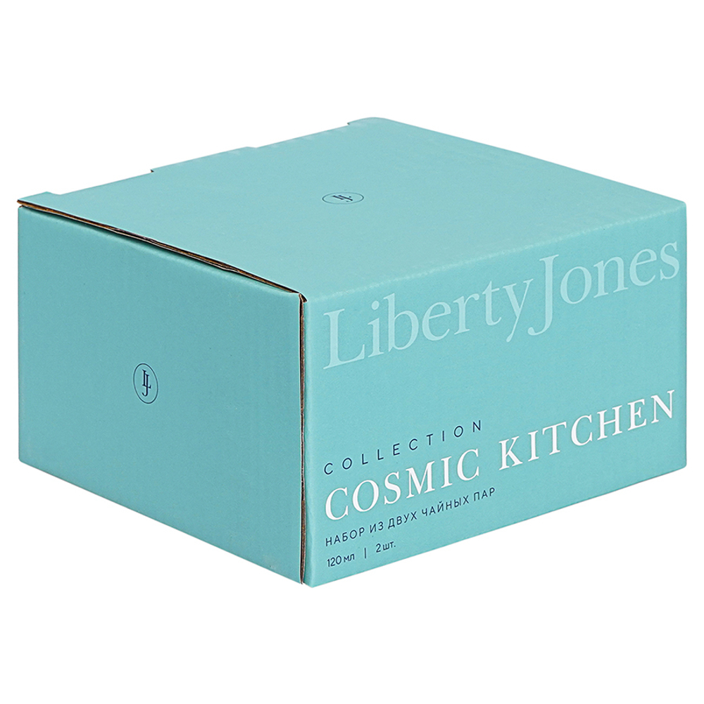 Набор из двух чайных пар cosmic kitchen, 120 мл