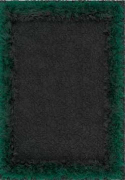 Ковер Feather KASTHALL шерсть/лен  graphite/green 2000х3000