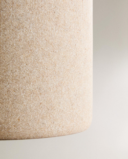 Zara Home ведро для мусора, смола, бежевый