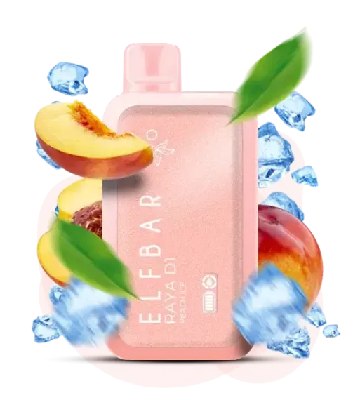 ELF BAR RAYA D1 - Peach Ice (5% nic)