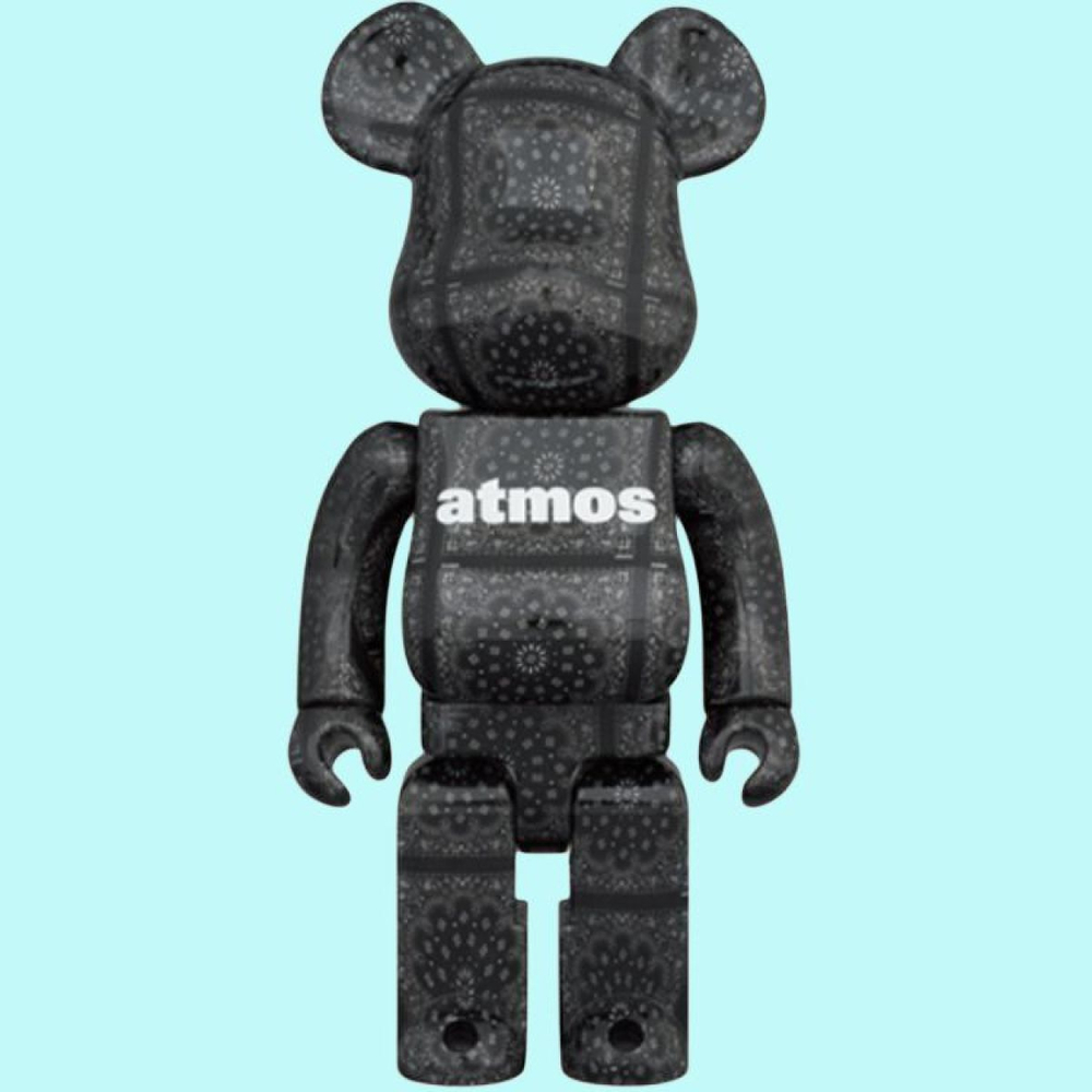 Дизайнерские игрушки BE@RBRICK x atmos BANDANA 100％+400％, BANDANA