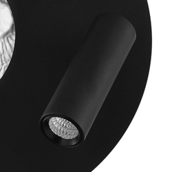 810577 Бра SNODO 6W+3W LED 140+130LM G ЧЕРНЫЙ/БЕЛЫЙ 3000K