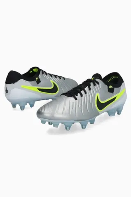 Бутсы Nike Tiempo Legend 10 Elite SG-Pro Anti Clog - серебряный
