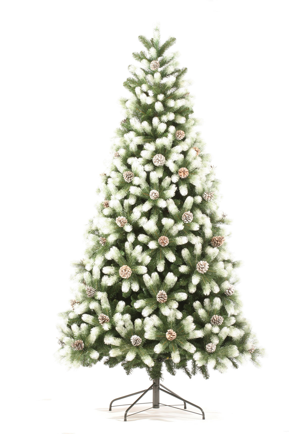 Ель искусственная Царь елка Русская красавица заснеженная с шишками 180 см РКС-180