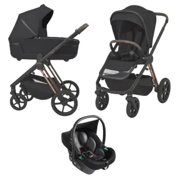 Коляска 3 в 1 Espiro Miloo 2.0 Diamond Black (310)