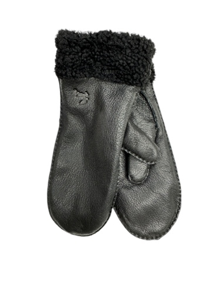 Перчатки. Женские. Материал верха: Кожа оленя. Подклад: Мех. В упаковке 5 шт.