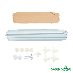 Тент садовый Green Glade 1040 3х3х2,5м полиэстер